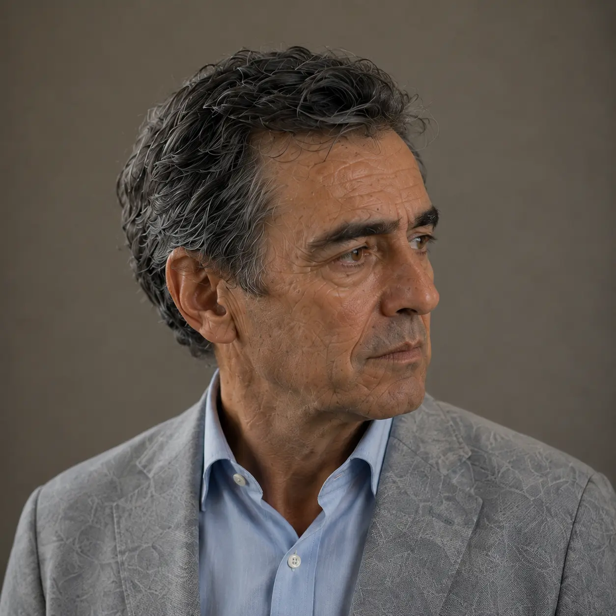 Portrait of Daniel, the father.